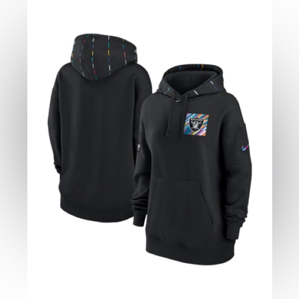 NFL x NIKE Raiders Hoodie with Colorful Accents